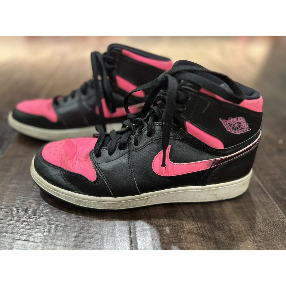 2016 Youth Air Jordan Black And Pink Size 9.5Y‎ 332148-019